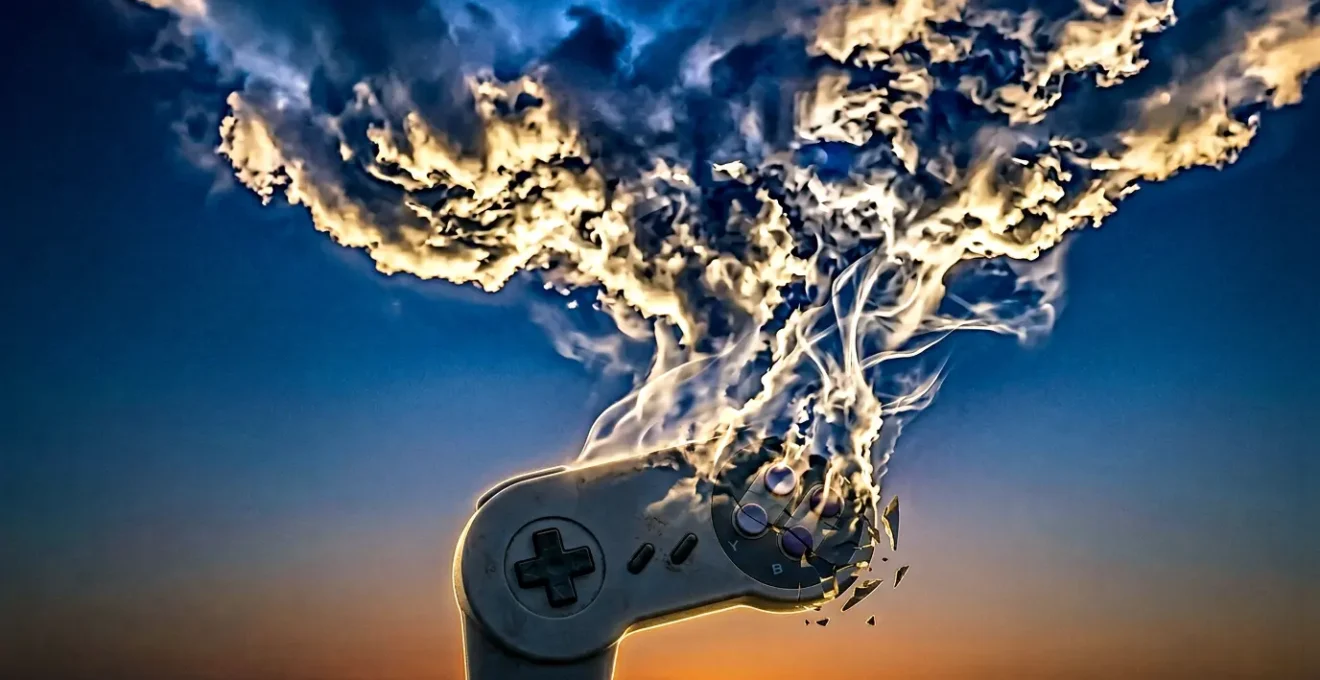 Représentation conceptuelle de la transformation du modèle de consommation des jeux vidéo par les services d'abonnement