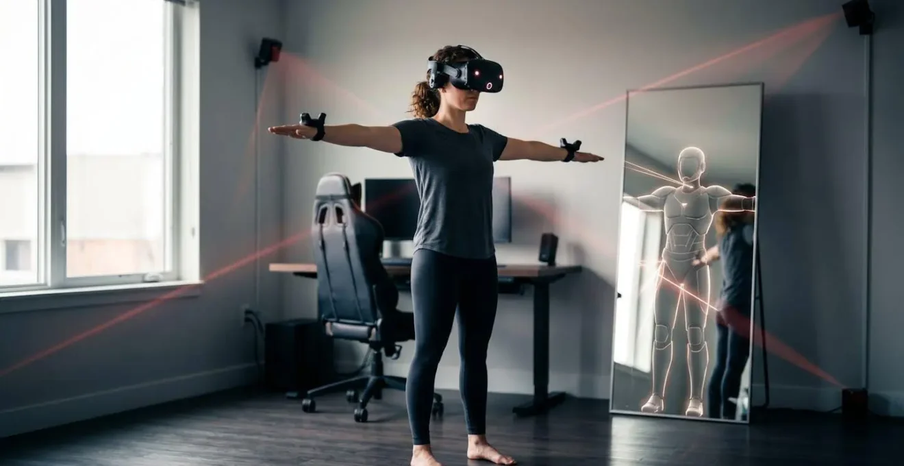 Démonstration de l'impact du placement des stations de base sur la perception de hauteur en VR