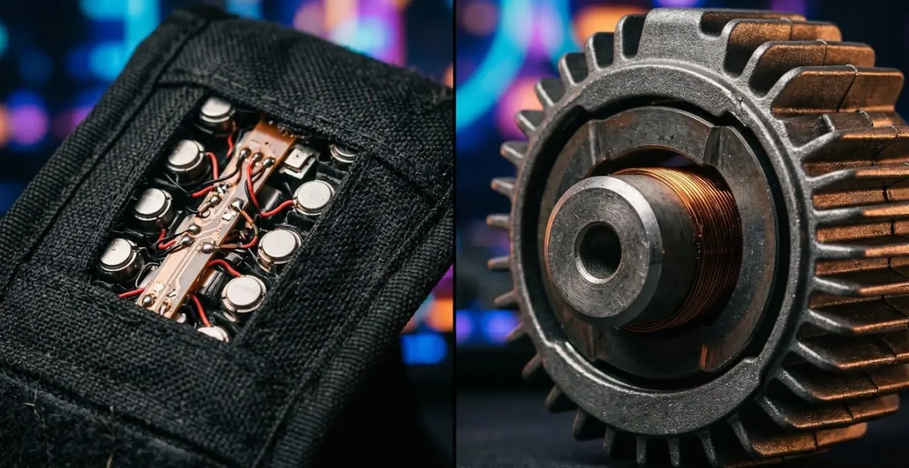 Gros plan sur les technologies haptiques de gaming avec détails de vibration